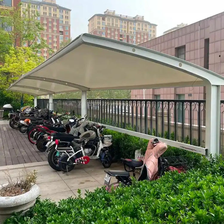 扶风县膜结构电动车棚